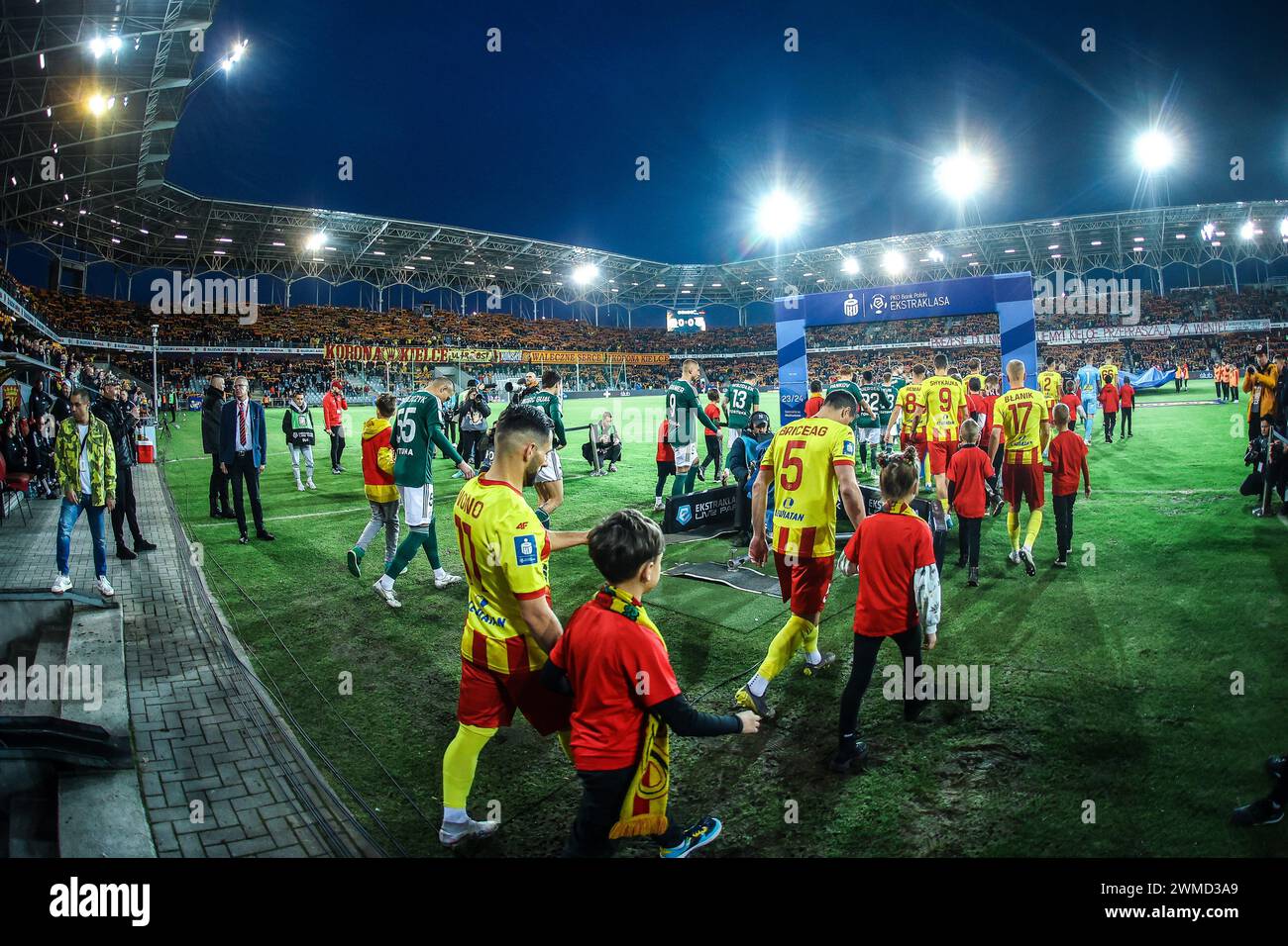 25.02.2024 Kielce Pilka nozna PKO Ekstraklasa 2023/2024 Korona Kielce - Legia Warszawa N/z foto Adam Starszynski/PressFocus 25.02.2024 Kielce Football PKO Ekstraklasa2023/2024, top Division polacca Korona Kielce - Legia Warszawa Credit Adam Starszynski/PressFocus Credit: SIPA USA/Alamy Live News Foto Stock