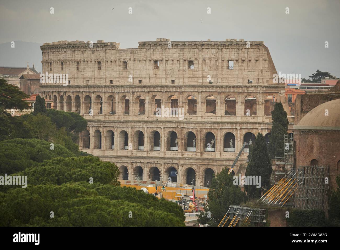 Colosseo Roma, Italia. Foto Stock