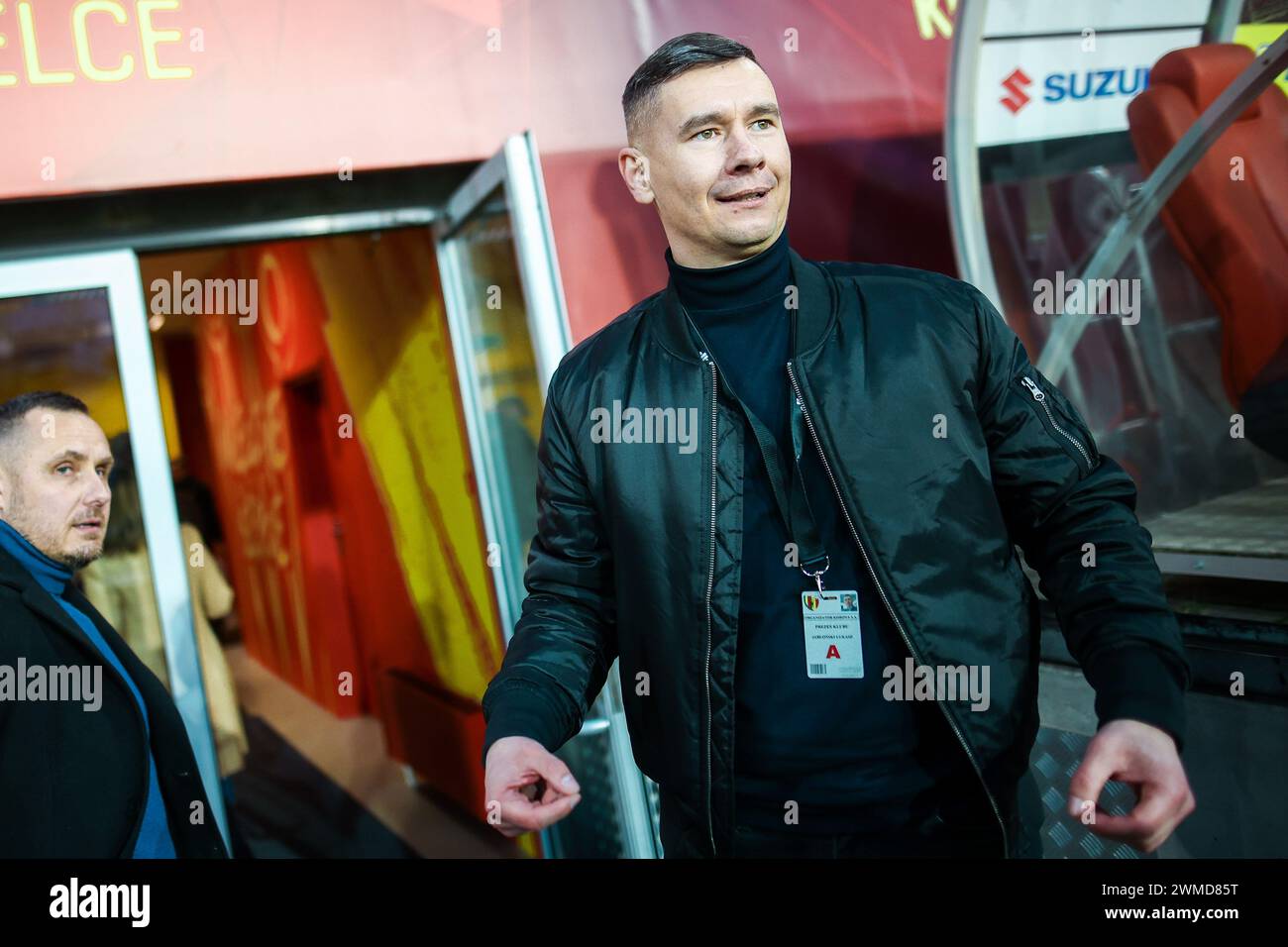 25.02.2024 Kielce Pilka nozna PKO Ekstraklasa 2023/2024 Korona Kielce - Legia Warszawa N/z {Persons} foto Adam Starszynski/PressFocus 25.02.2024 Kielce Football PKO Ekstraklasa2023/2024, top Division polacca Korona Kielce - Legia Warszawa {Persons} Credit Adam Starszynski/PressFocus Credit: SIPA USA/Alamy Live News Foto Stock