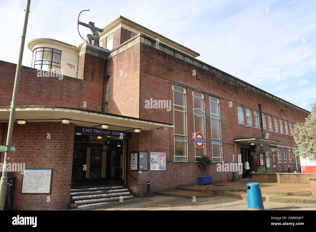 Stazione della metropolitana East Finchley di Londra Foto Stock