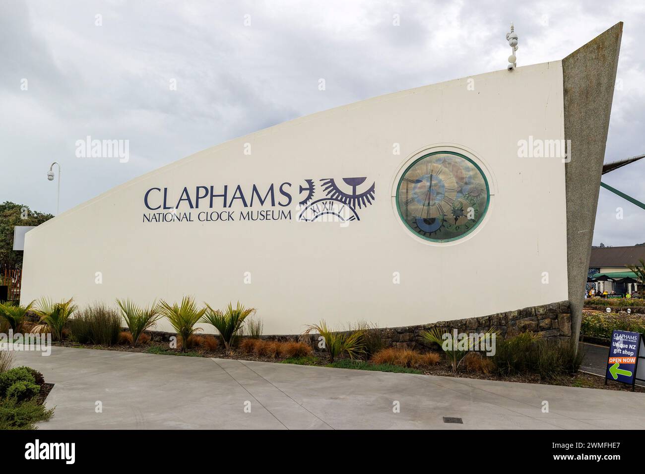 Claphams National Clock Museum a Whangarei, Northland, nuova Zelanda, domenica 25 febbraio 2024. Foto: David Rowland / One-Image.com Foto Stock