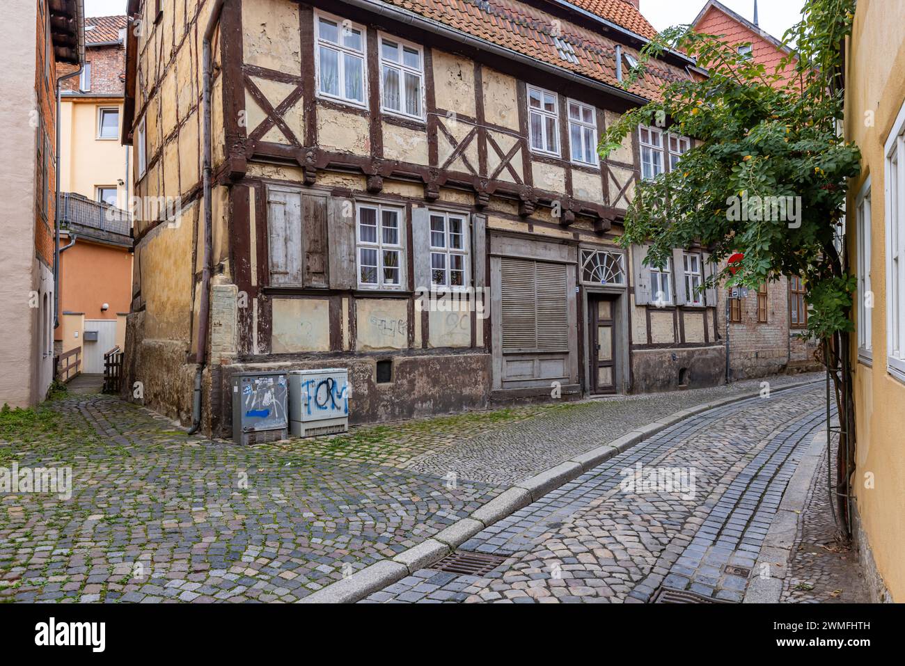 Bilder aus der Welterbestadt Quedlinburg Harz Foto Stock