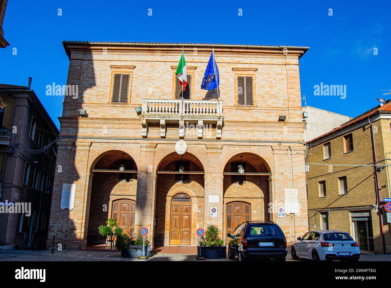 Comune di Monte Urano Foto Stock