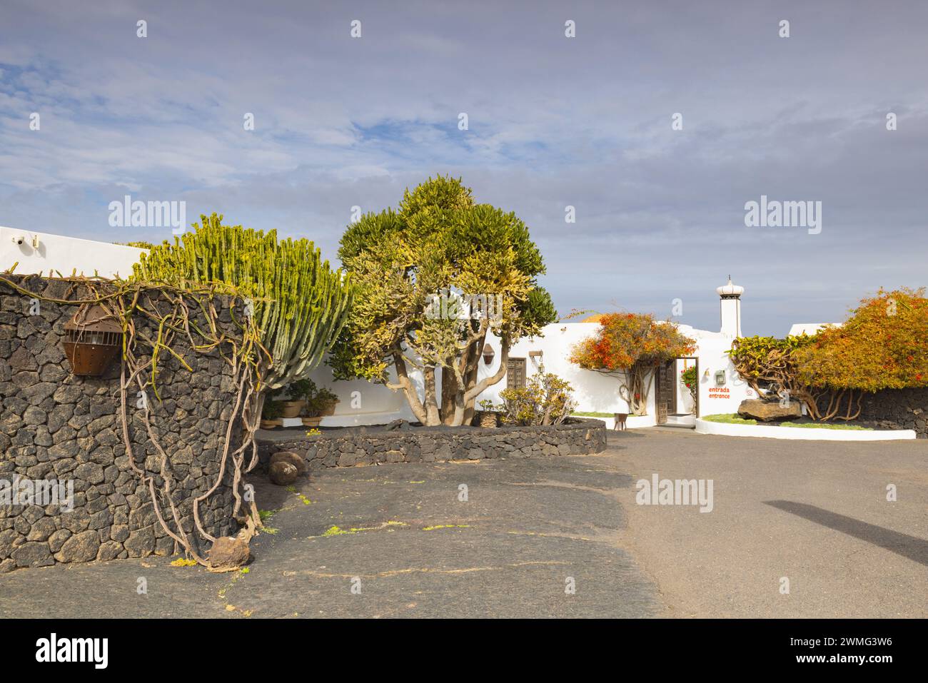 La Fondazione César Manrique si trova nella casa-studio dell'artista Foto Stock