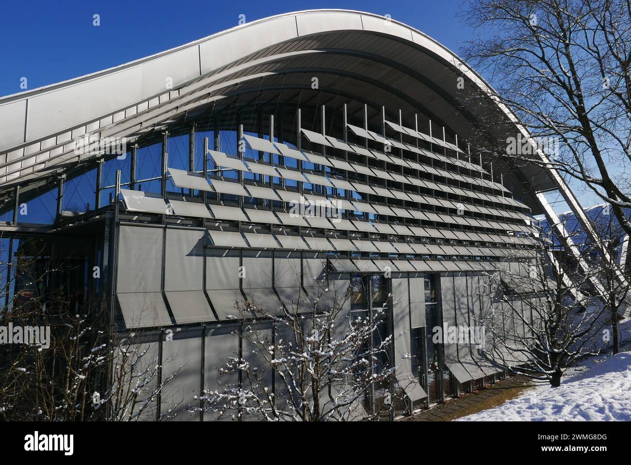 BERNA, SVIZZERA - 20 GENNAIO 2024: Zentrum Paul Klee dell'architetto Renzo piano Foto Stock