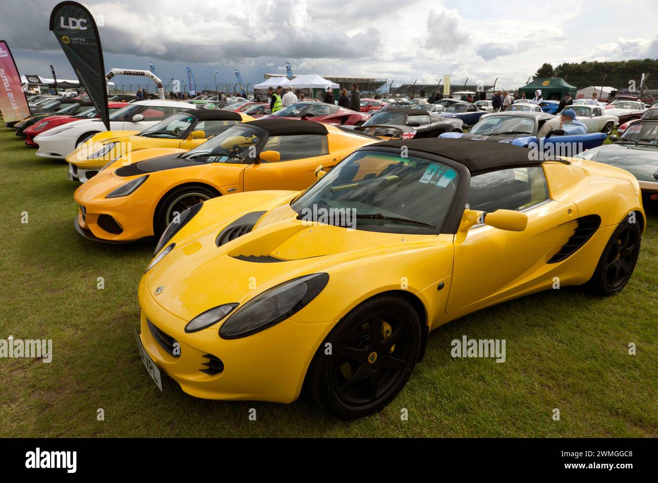 The Lotus Drivers Club zone, al Silverstone Festival 2023 Foto Stock