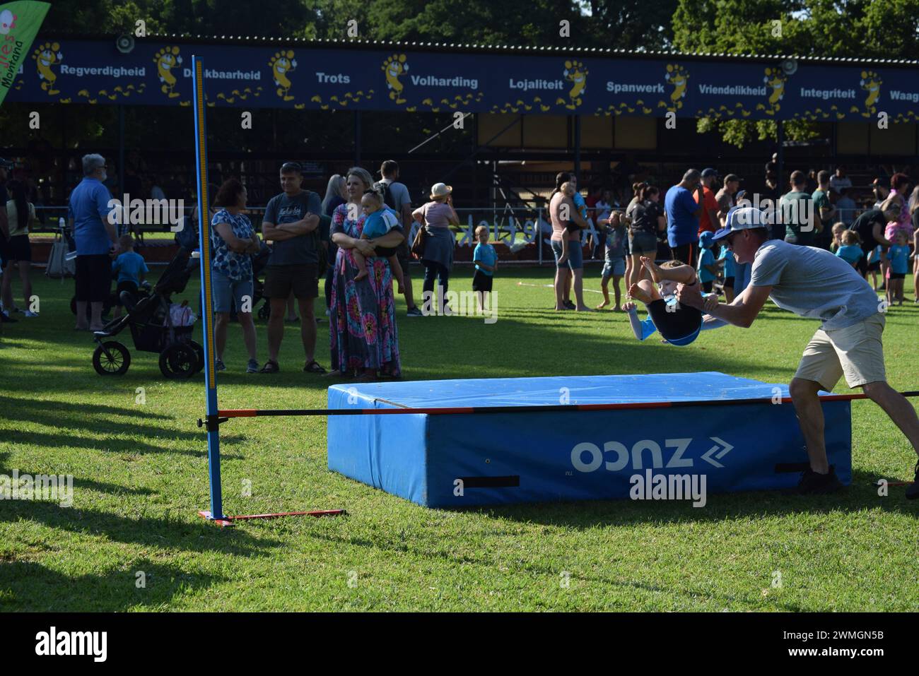 Giornata di atletica leggera per bambini Foto Stock