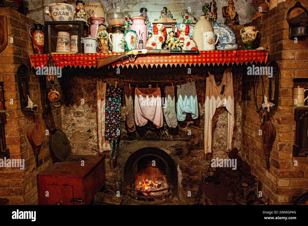 IRLANDA / Glencullen / Johnnie Fox's Pub a Glencullen, Irlanda. Foto Stock