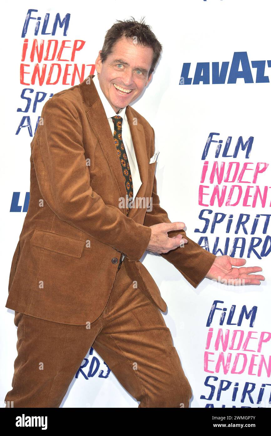 Josh Welsh bei der 39. Verleihung der Film Independent Spirit Awards 2024 presso il molo di Santa Monica. Santa Monica, 25.02.2024 *** Josh Welsh al 39° Film Independent Spirit Awards 2024 al Santa Monica Pier Santa Monica, 25 02 2024 foto:xD.xStarbuckx/xFuturexImagex Spirit Awards 4594 Foto Stock