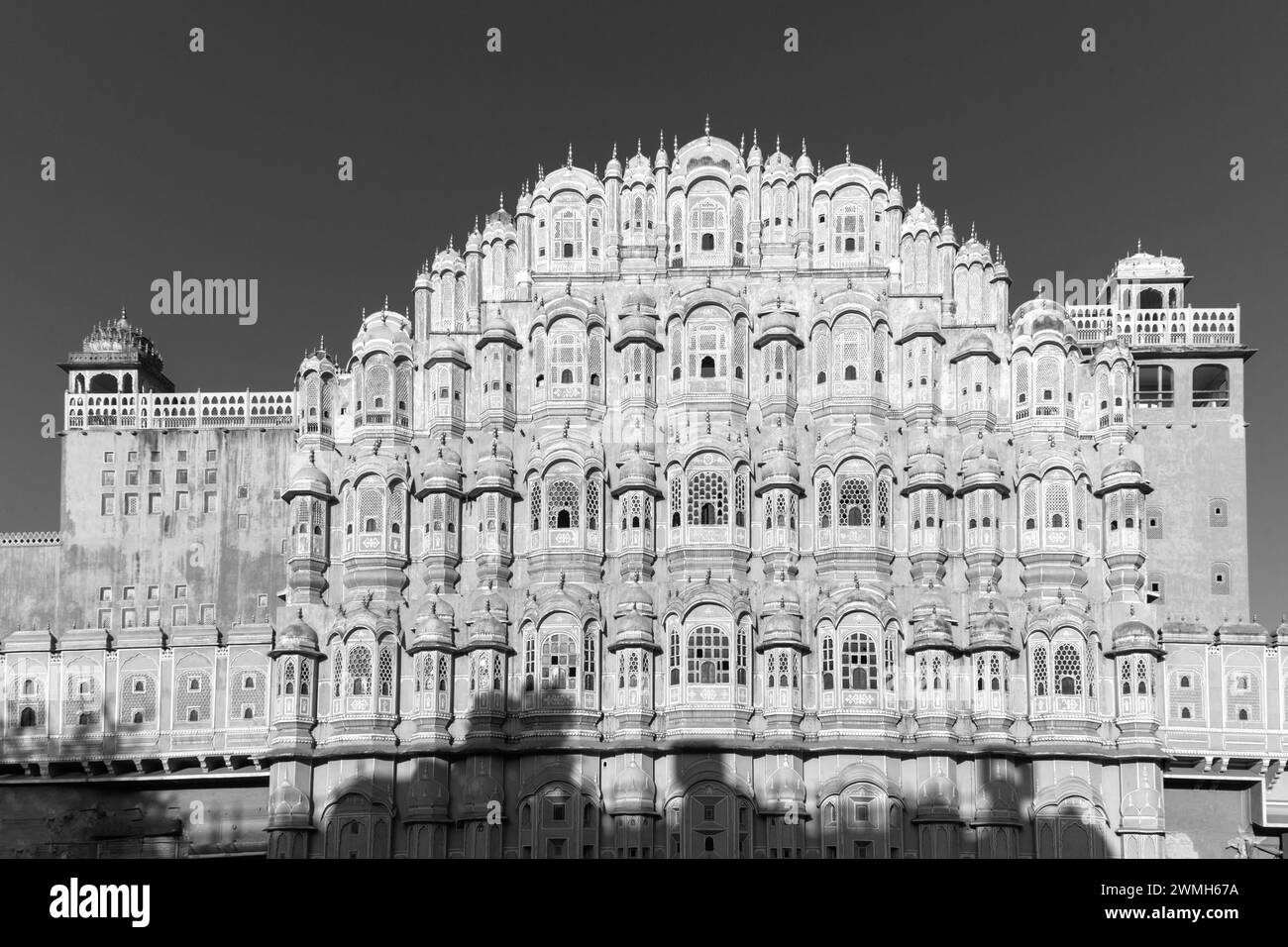 Hawa Mahal il palazzo dei venti, Jaipur, Rajasthan, India. Foto Stock