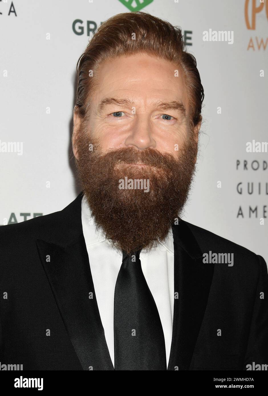 HOLLYWOOD, CALIFORNIA - FEBBRAIO 25: Kenneth Branagh partecipa al 35° Annual Producers Guild Awards al Ray Dolby Ballroom il 25 febbraio 2024 in Foto Stock