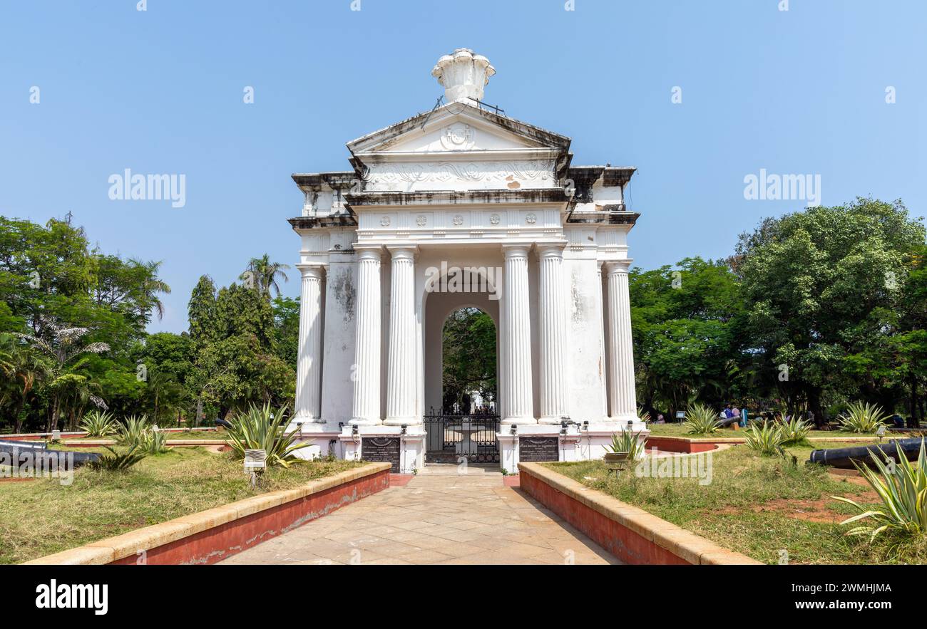 Bharathi Park White Town Pondicherry, India Foto Stock