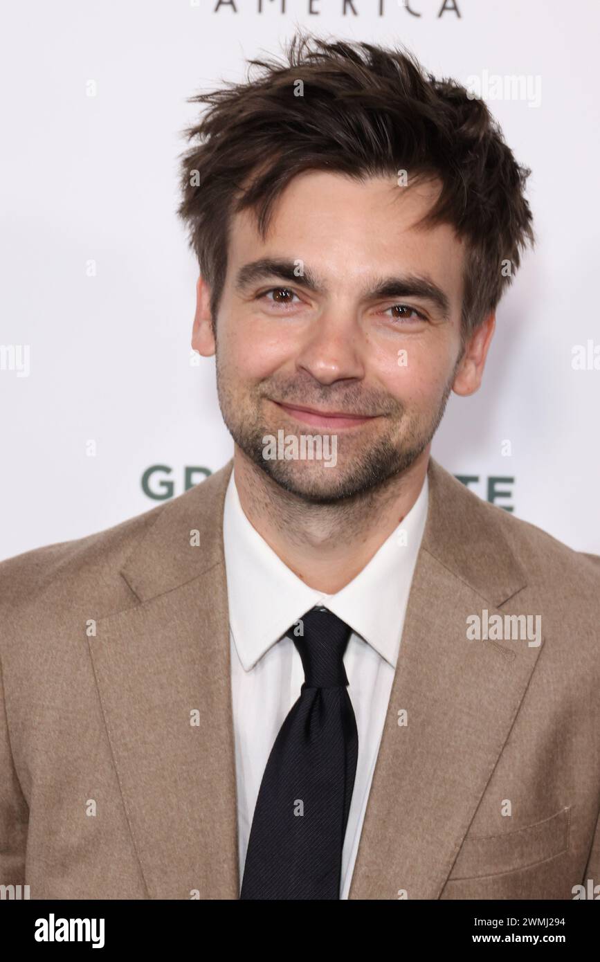 Drew Tarver partecipa al 35° Annual Producers Guild Awards al Ray Dolby Ballroom il 25 febbraio 2024 a Hollywood, California. Foto: Crash/imageSPACE Foto Stock