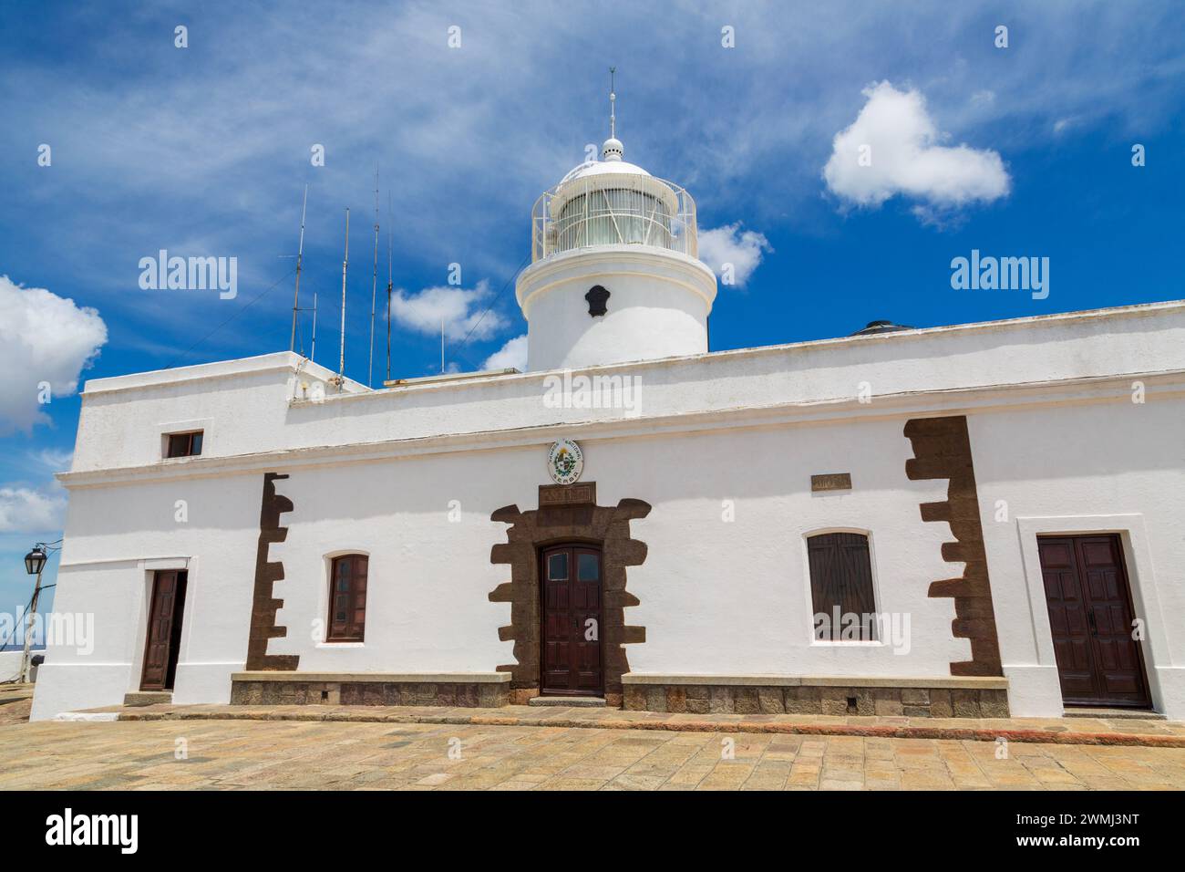 Faro di El Cerro de Montevideo, Montevideo, Uruguay, Sud America Foto Stock
