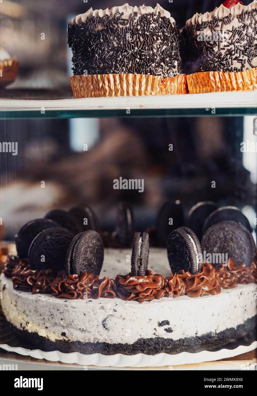 Deliziosa torta al cioccolato da un famoso biscotto Foto Stock