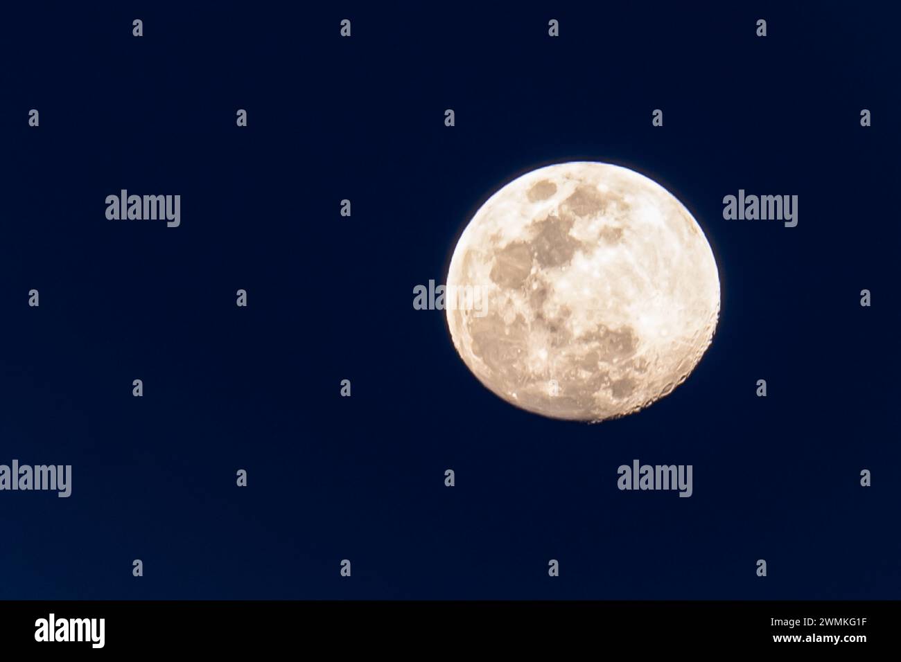 Immagine di uno sfondo di luna piena Foto Stock