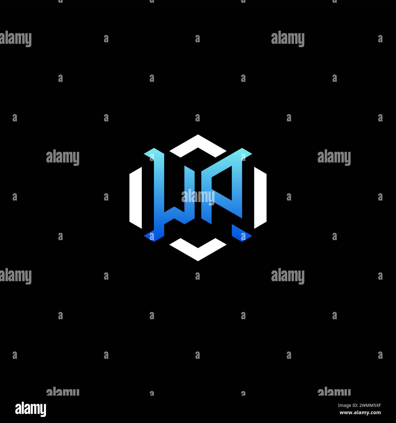 Idee iniziali per il concetto di gioco di WP per il team di sport, la contrazione, lo streamer e il videogamer Illustrazione Vettoriale