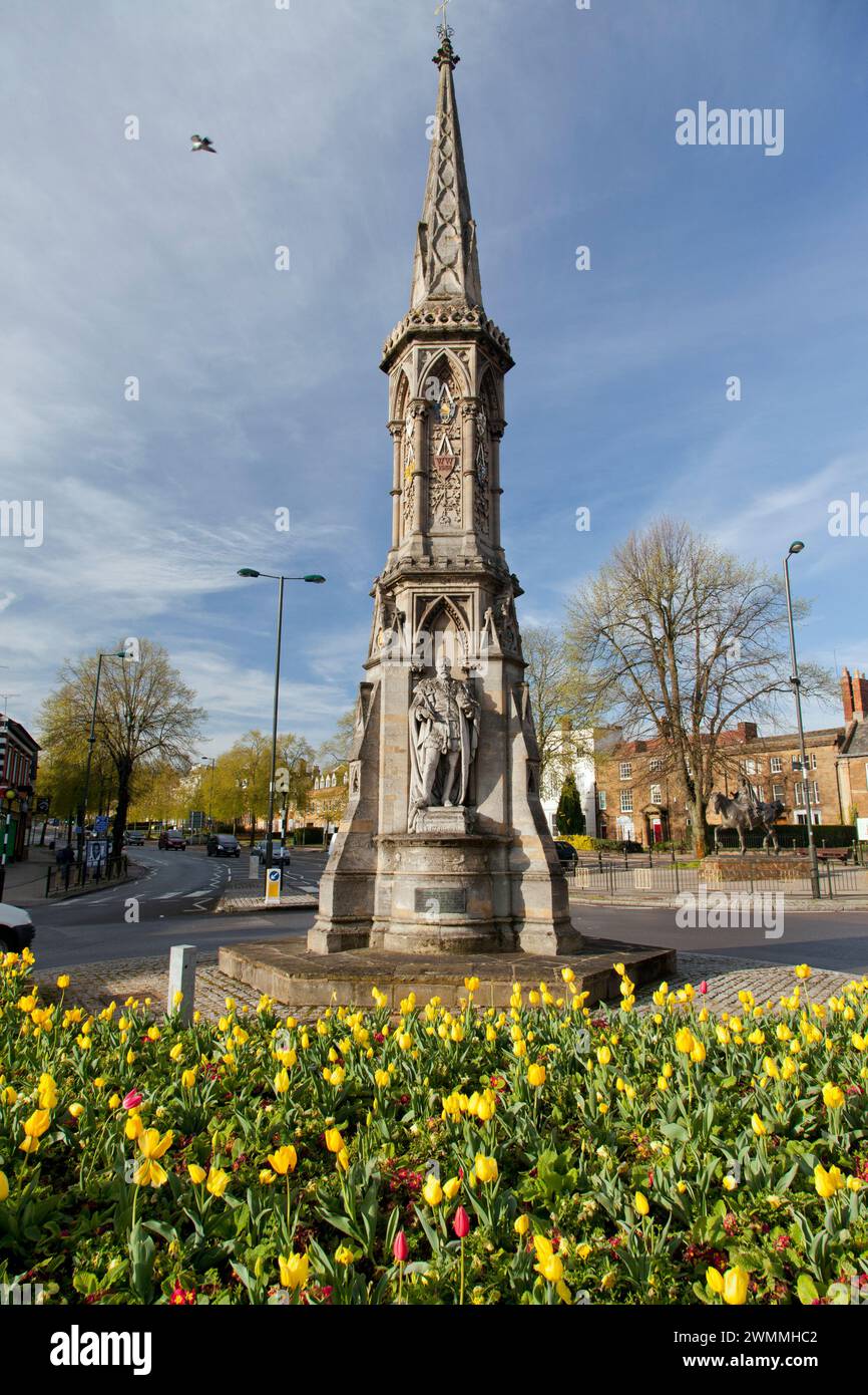 Banbury Cross, Banbury, Oxfordshire, Regno Unito. Foto Stock