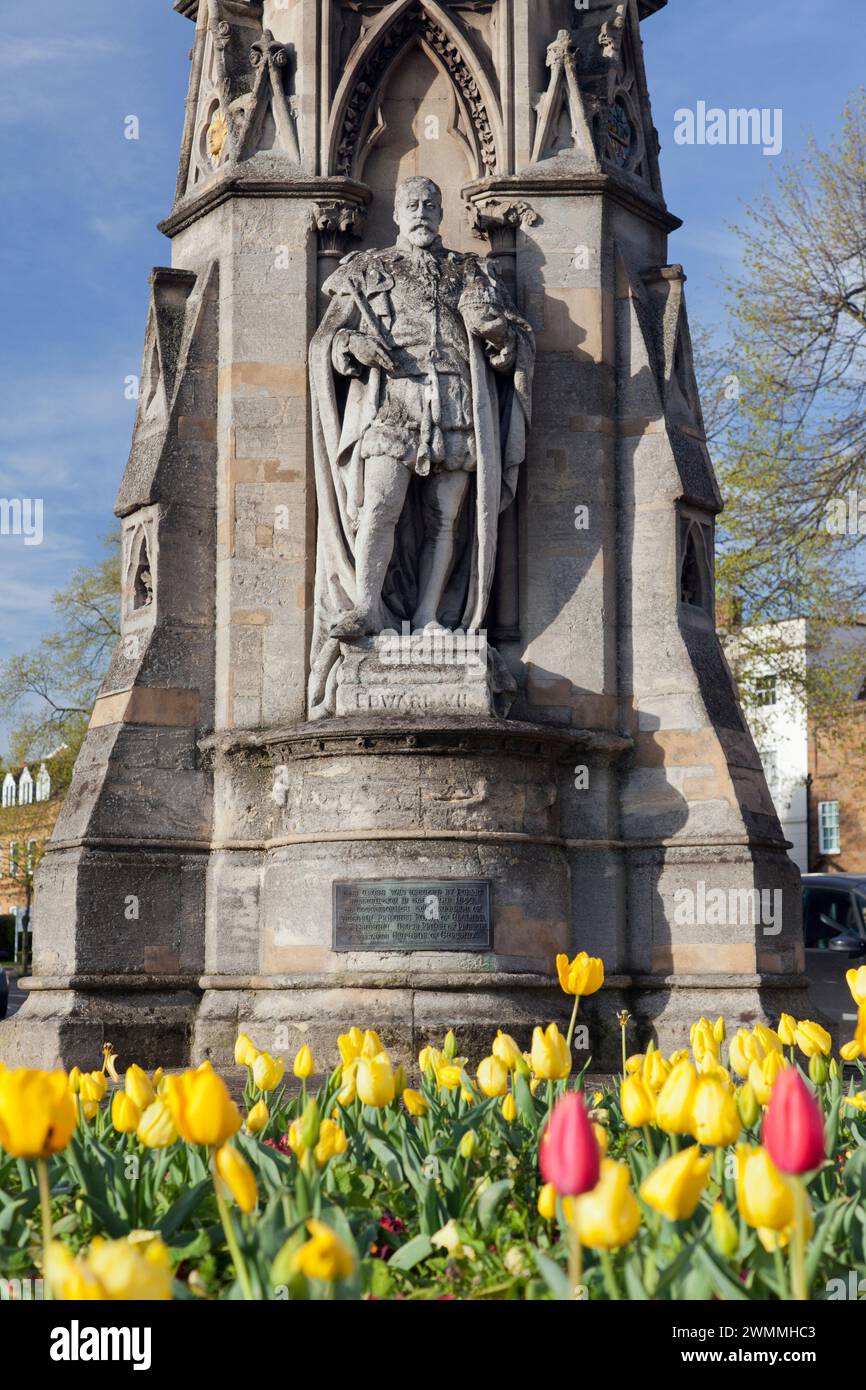 Banbury Cross, Banbury, Oxfordshire, Regno Unito. Foto Stock