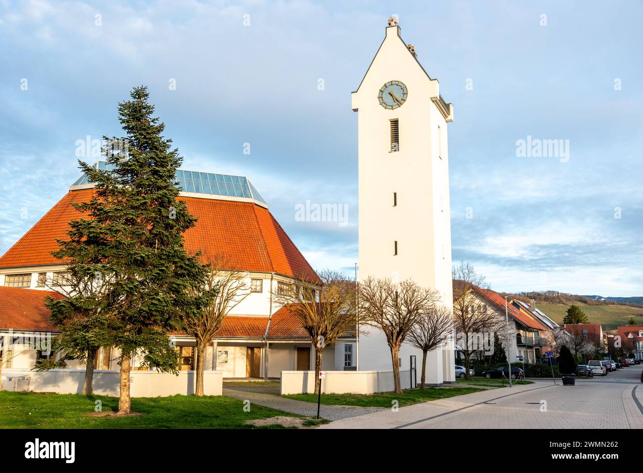 Chiesa di St Blasius a Schallstadt Foto Stock