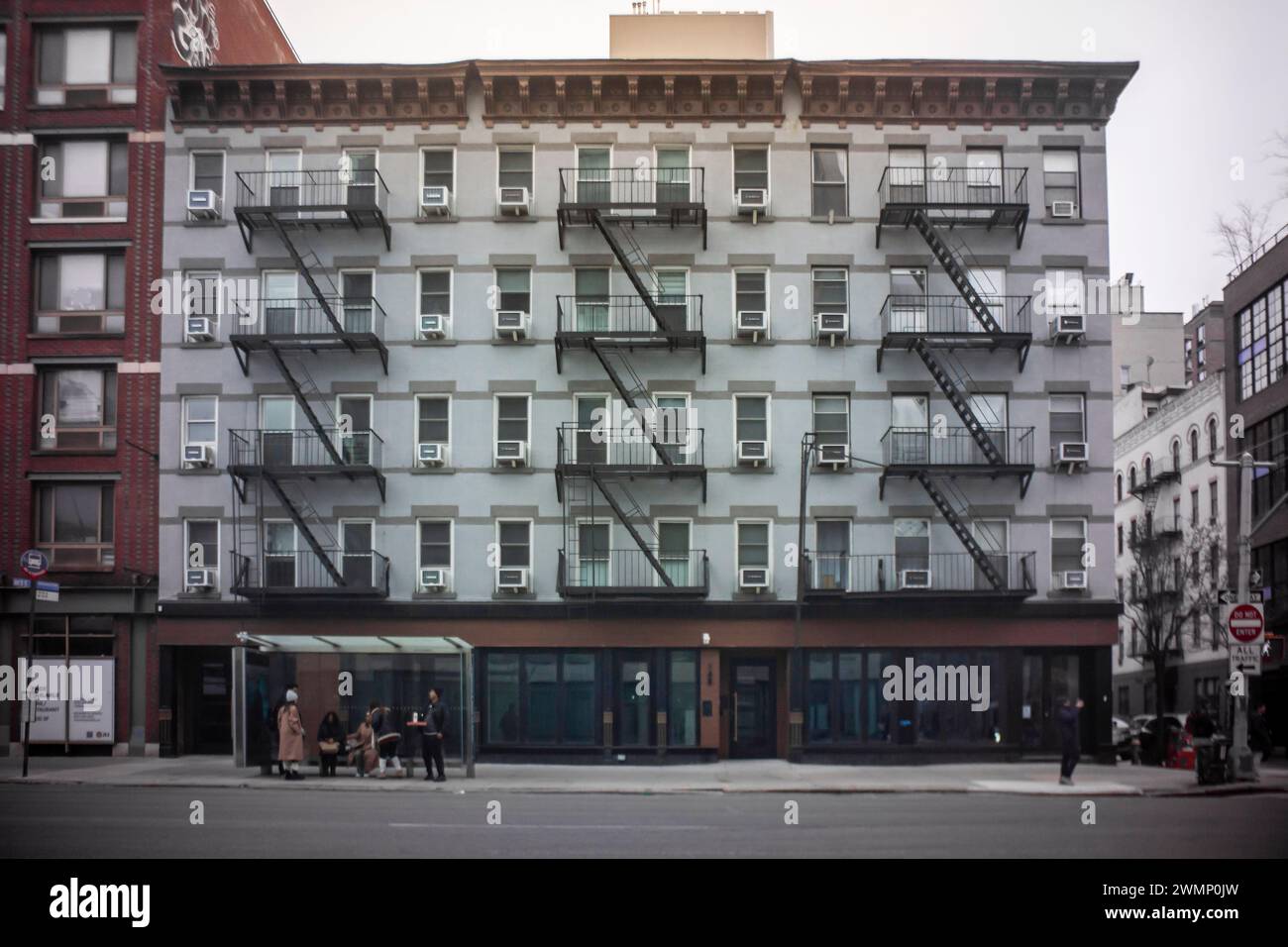 Appartamenti nel quartiere Chelsea di New York giovedì 22 febbraio 2023. (© Richard B. Levine) Foto Stock