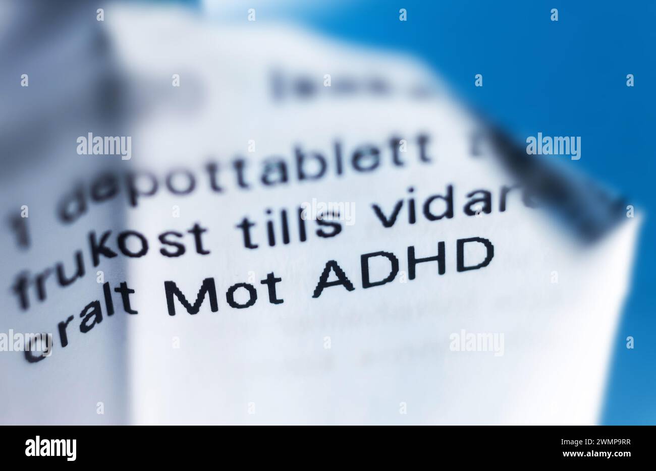 Metilfenidato, farmaco per il trattamento dell'ADHD, da Stada Arzneimittel AG. Foto Stock