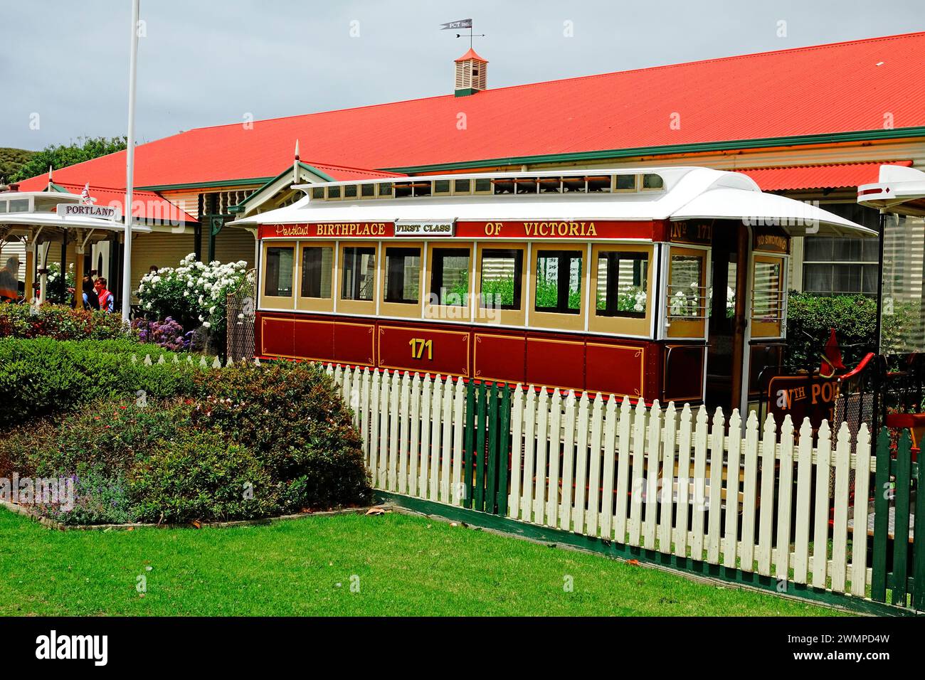 Funivia di Portland, Australia, Victoria, Oceano Indiano Foto Stock