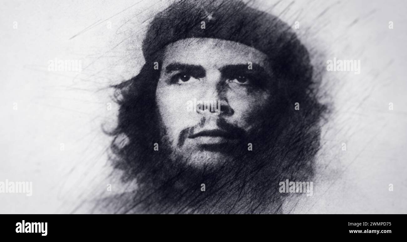 Disegno verticale. Ernesto che Guevara. Foto Stock