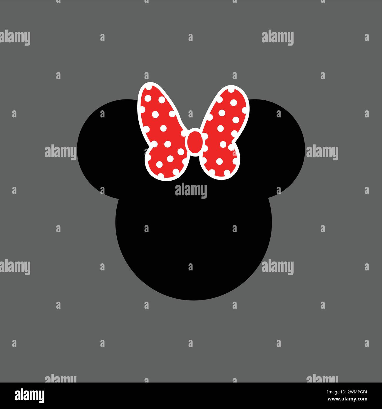 Elemento Minnie mouse Illustrazione Vettoriale