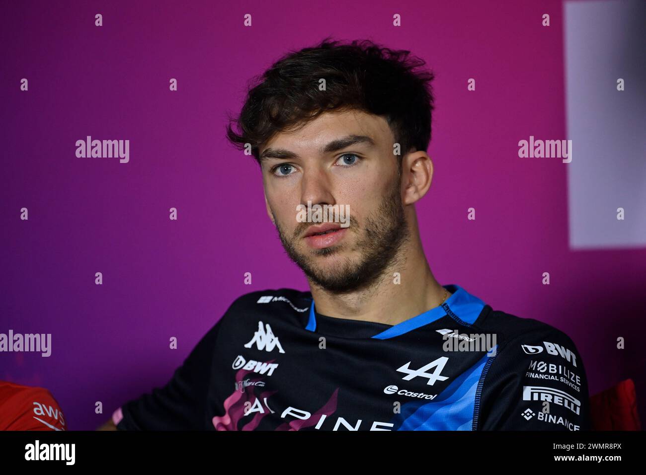 Sakhir, Bahrein. 22 febbraio 2024. BAHRAIN, Sakhir, 22 febbraio: #10, Pierre GASLY, fra, Alpine F1 Team durante il secondo giorno di prove di F1 al Bahrain International Circuit il 22 febbraio 2024 in Bahrain, prove pre-stagionali di Formula 1, foto e copyright Jerry ANDRE/ATP Images (ANDRE Jerry/ATP/SPP) credito: SPP Sport Press Photo. /Alamy Live News Foto Stock
