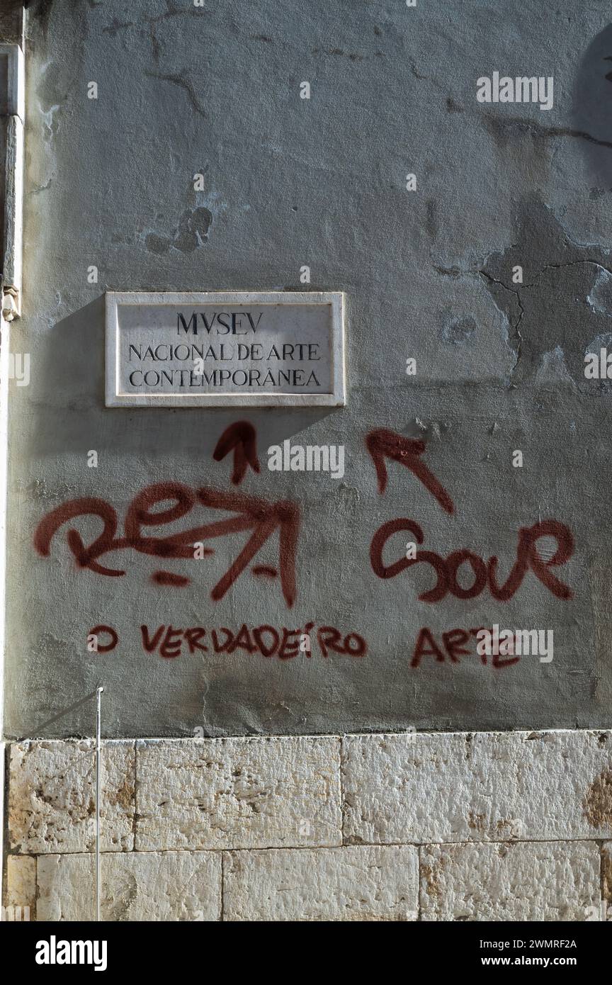 Museo Nazionale di Arte Contemporanea - Museu do Chiado - a Lisbona, Portogallo Foto Stock