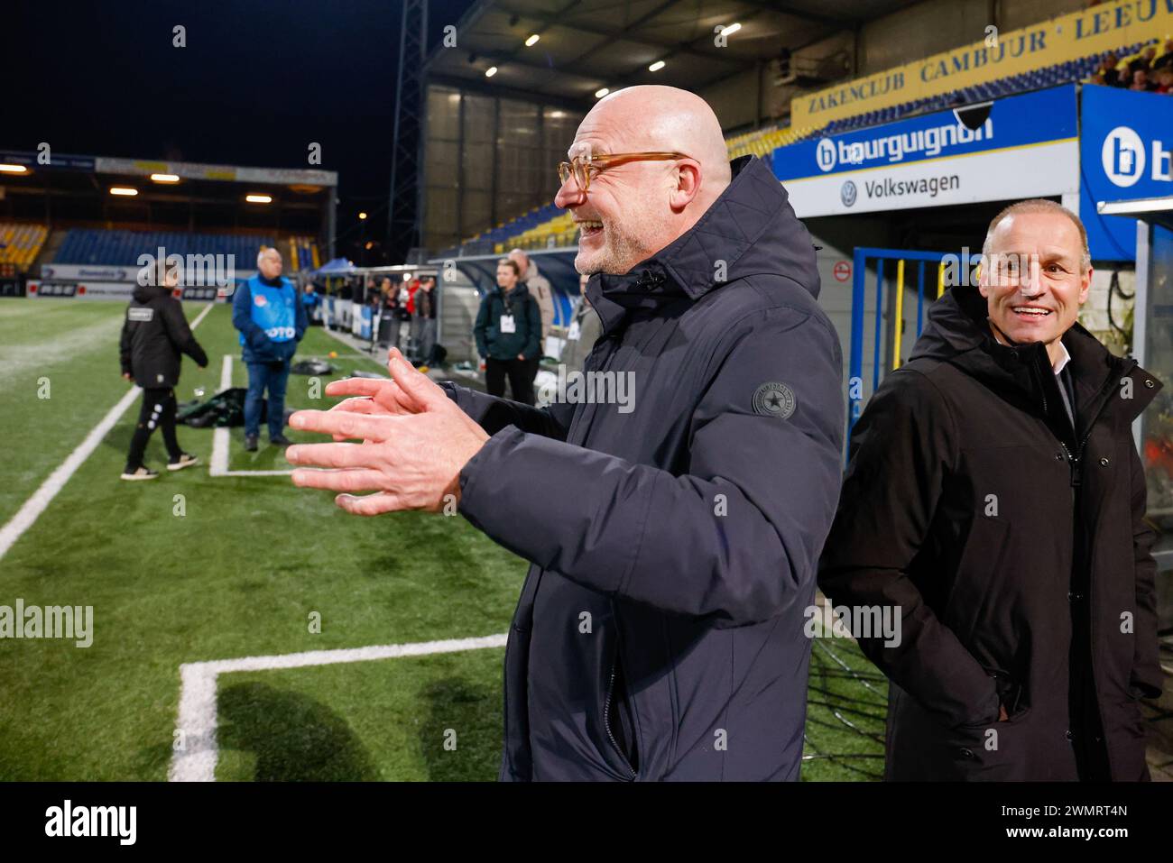 LEEUWARDEN, 27-02-2024, Cambuur Stadium, football, Dutch KNVB Beker, stagione 2023/2024, durante la partita Cambuur - NEC (coppa), Wilco van Schaik credito: Pro Shots/Alamy Live News Foto Stock