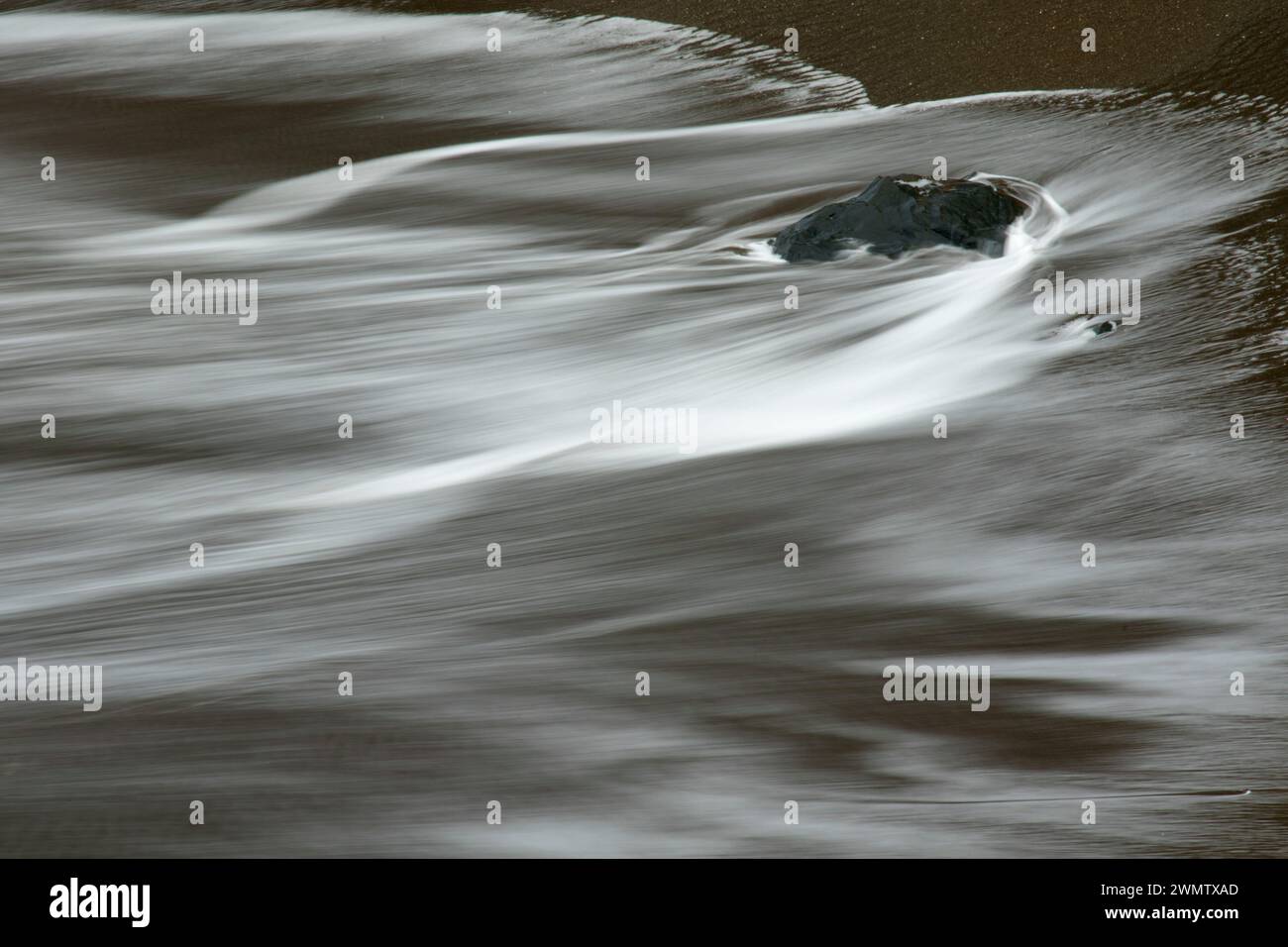 Beach surf, Port Orford capi del parco statale, Oregon Foto Stock