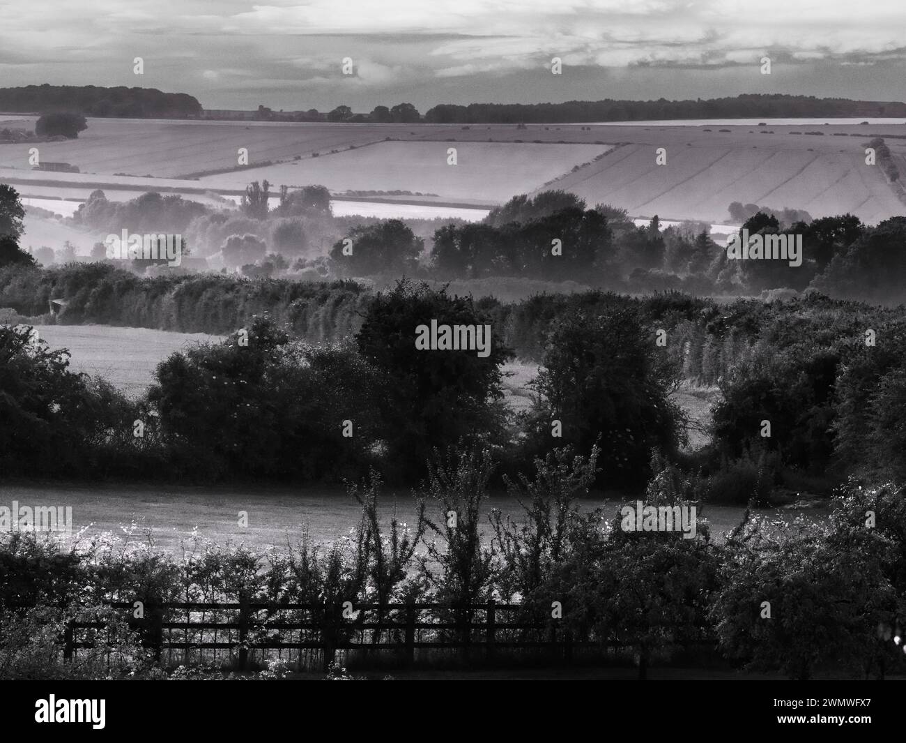 Paesaggio di terreni agricoli, Ford, Nr Salisbury, Wiltshire, Regno Unito Foto Stock