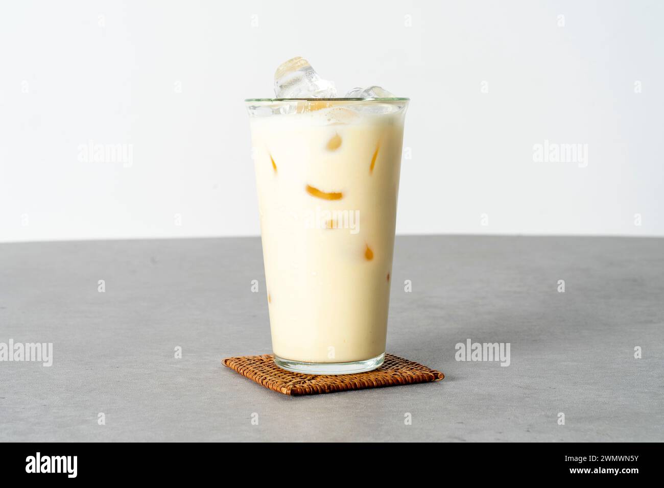 Caffè, Einstein, Buru latte freddo, latte di patate dolci, latte Foto Stock