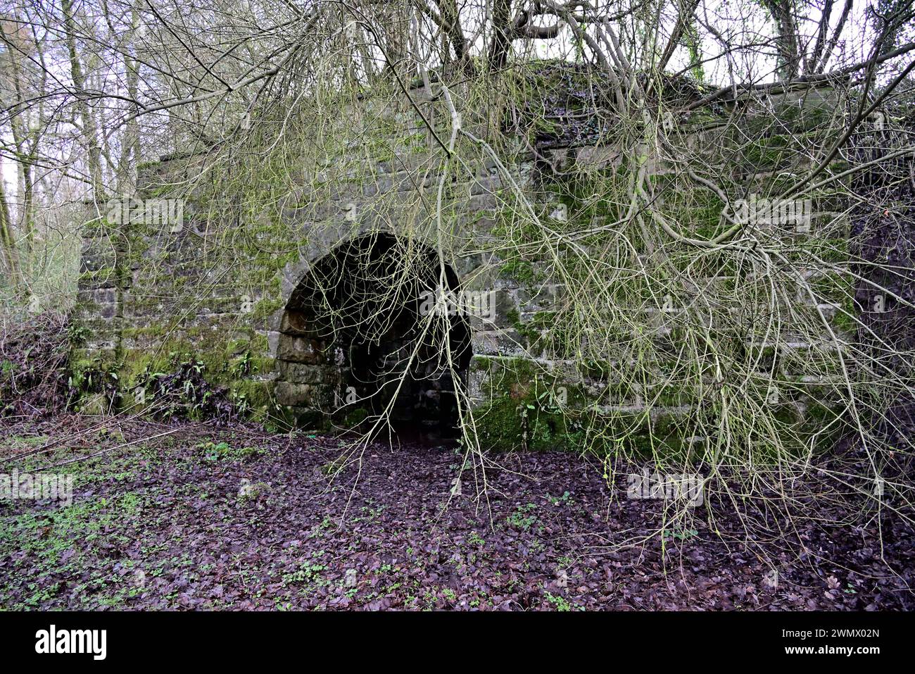 Intorno al Regno Unito - Historic Lime Kiln, Clayton le Woods, Chorley, Lancashire, Regno Unito Foto Stock