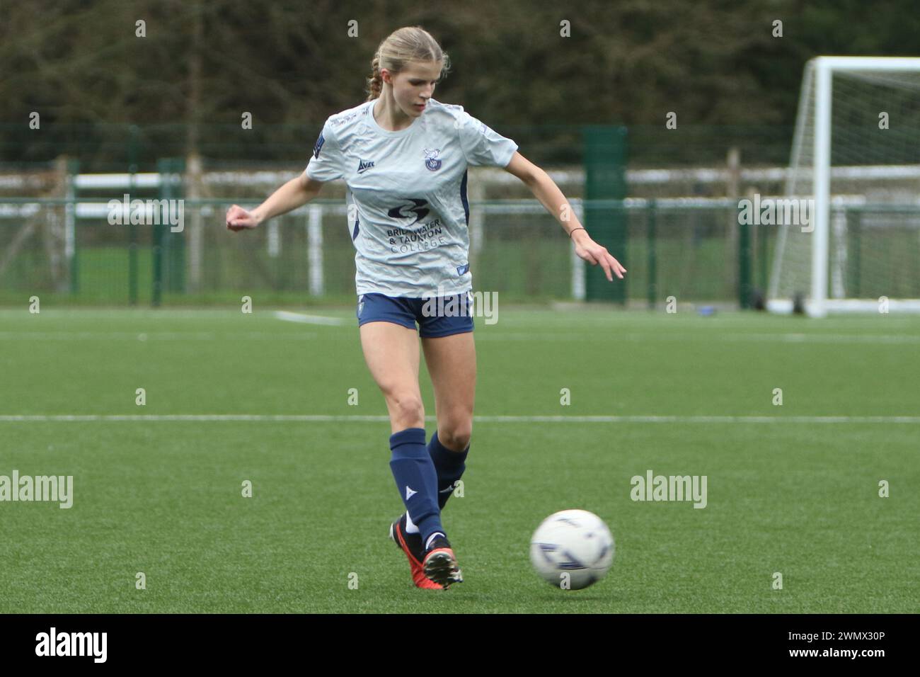 Southampton Women FC vs Bridgwater United Women FC FAWNL 25 febbraio 2024 all'Ascot United FC Foto Stock