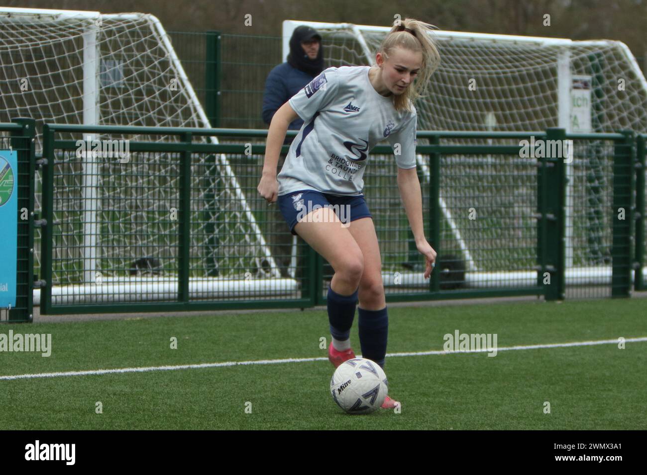Southampton Women FC vs Bridgwater United Women FC FAWNL 25 febbraio 2024 all'Ascot United FC Foto Stock