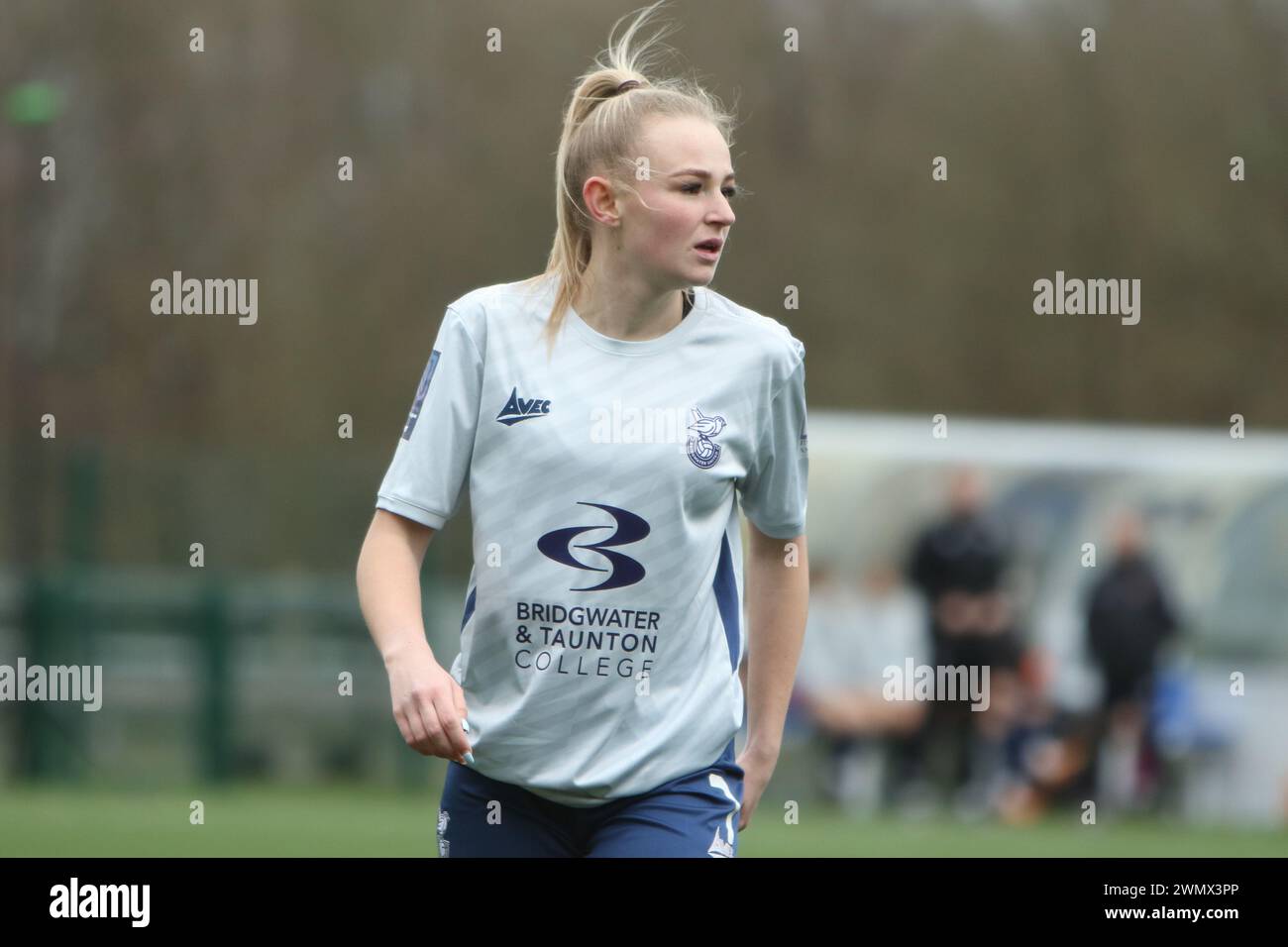Southampton Women FC vs Bridgwater United Women FC FAWNL 25 febbraio 2024 all'Ascot United FC Foto Stock