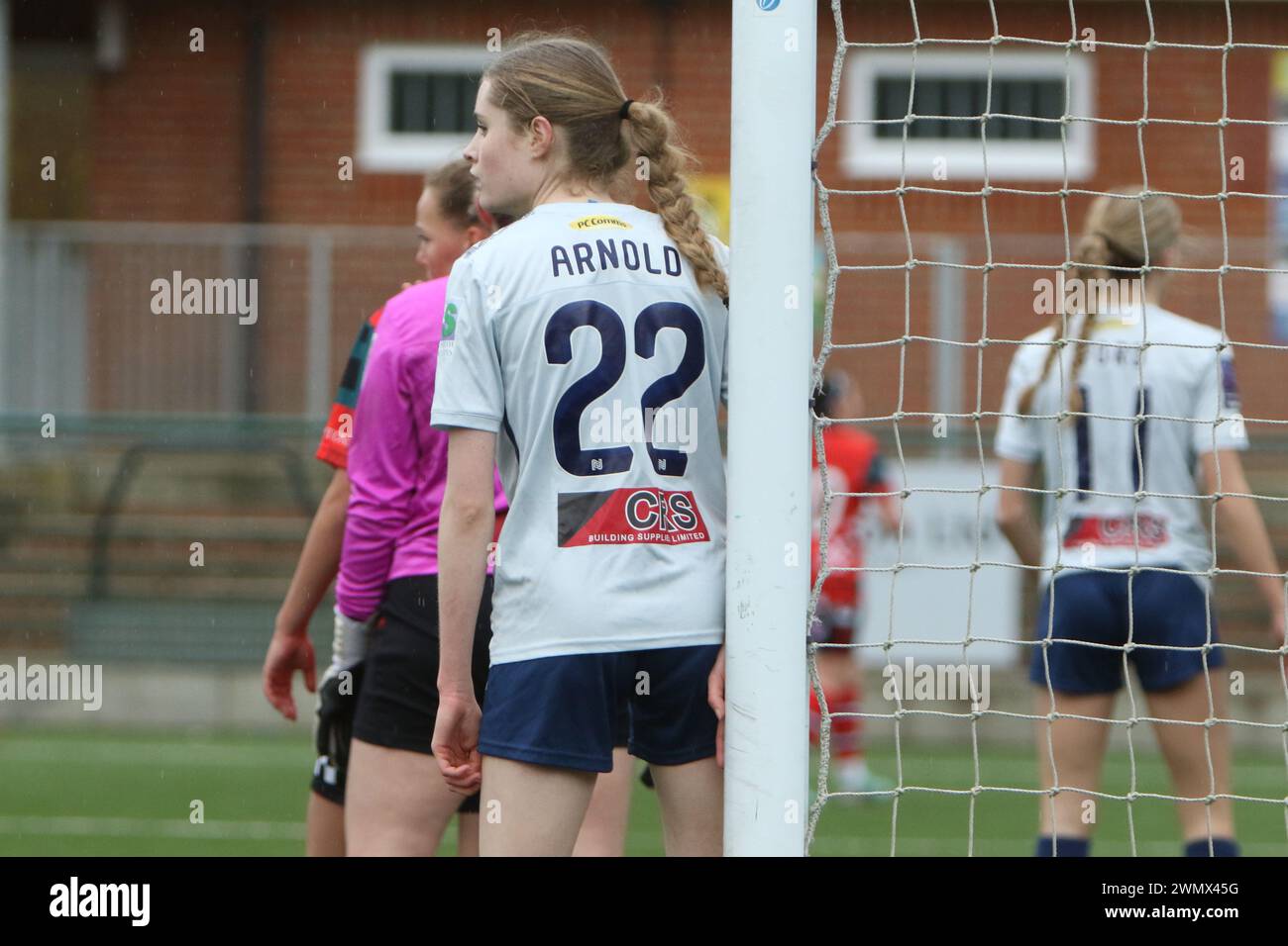 Southampton Women FC vs Bridgwater United Women FC FAWNL 25 febbraio 2024 all'Ascot United FC Foto Stock