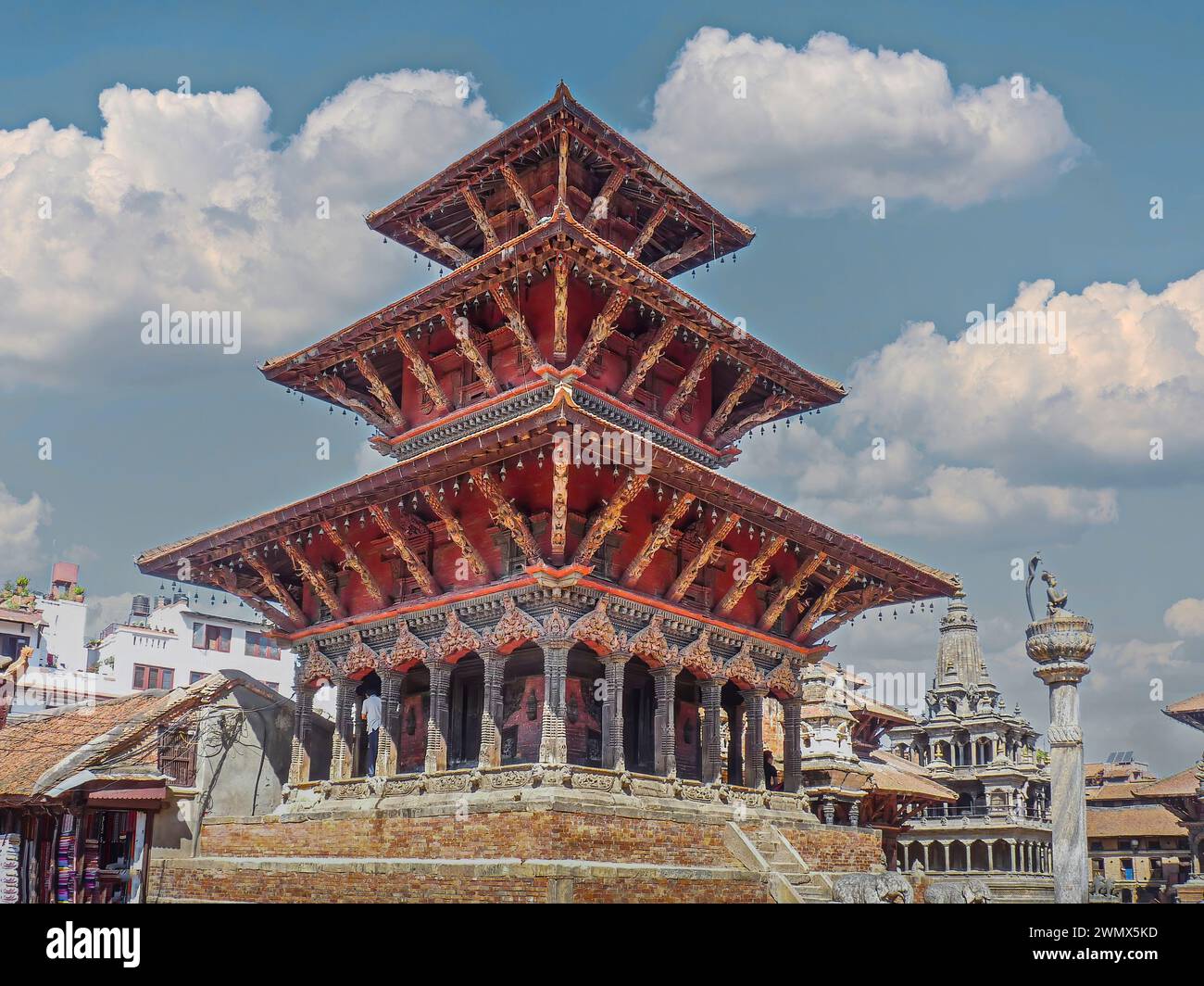 Népal; montagnes et vallées, katmmandou Foto Stock