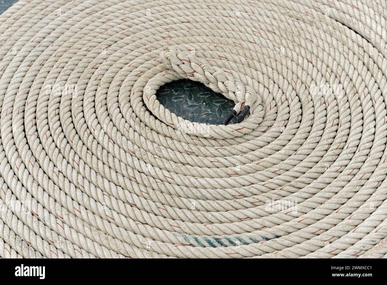 Corda, gita in barca sull'Irrawaddy, Irrawaddy, Myanmar Foto Stock