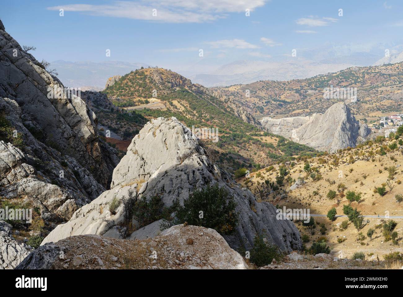 Paesaggio montano della Turchia orientale, Turchia Foto Stock