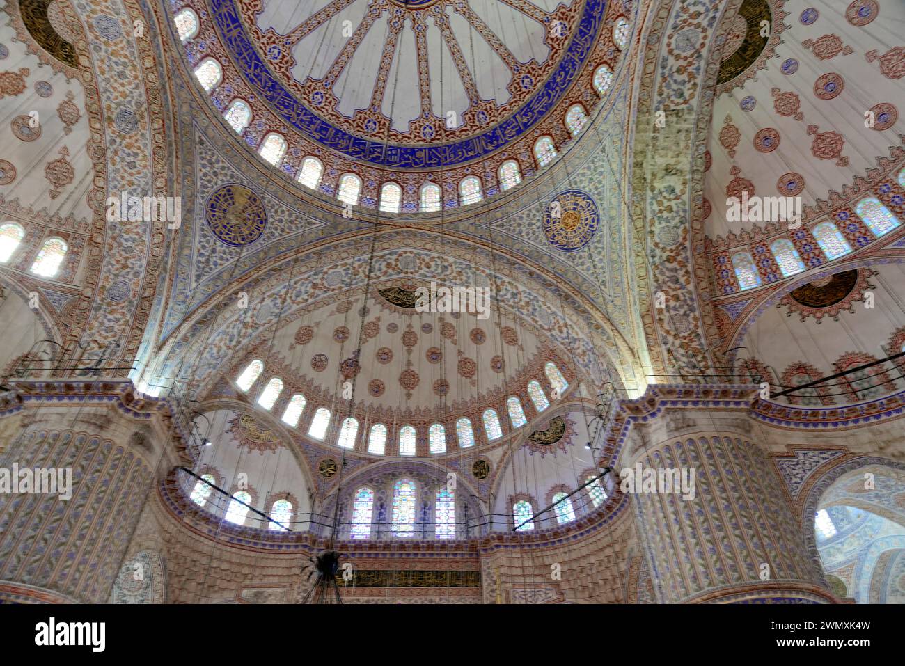 Moschea Fatih, Fatih Camii, Moschea Conqueror, quartiere Fatih, Istanbul, Parte europea, Turchia Foto Stock