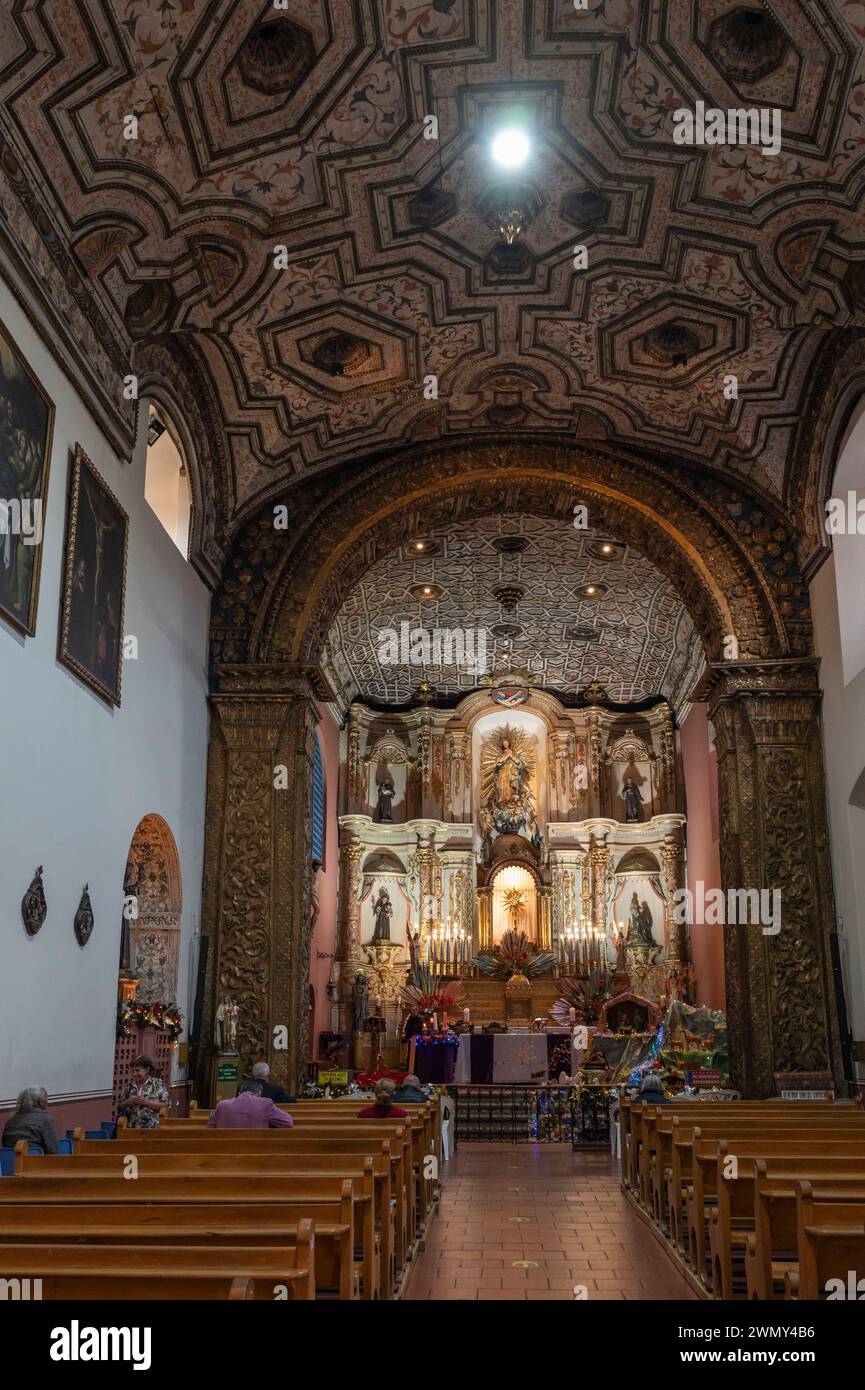 Colombia, distretto di Cundinamarca, Bogotà, zona Candelaria, chiesa del concepimento Foto Stock