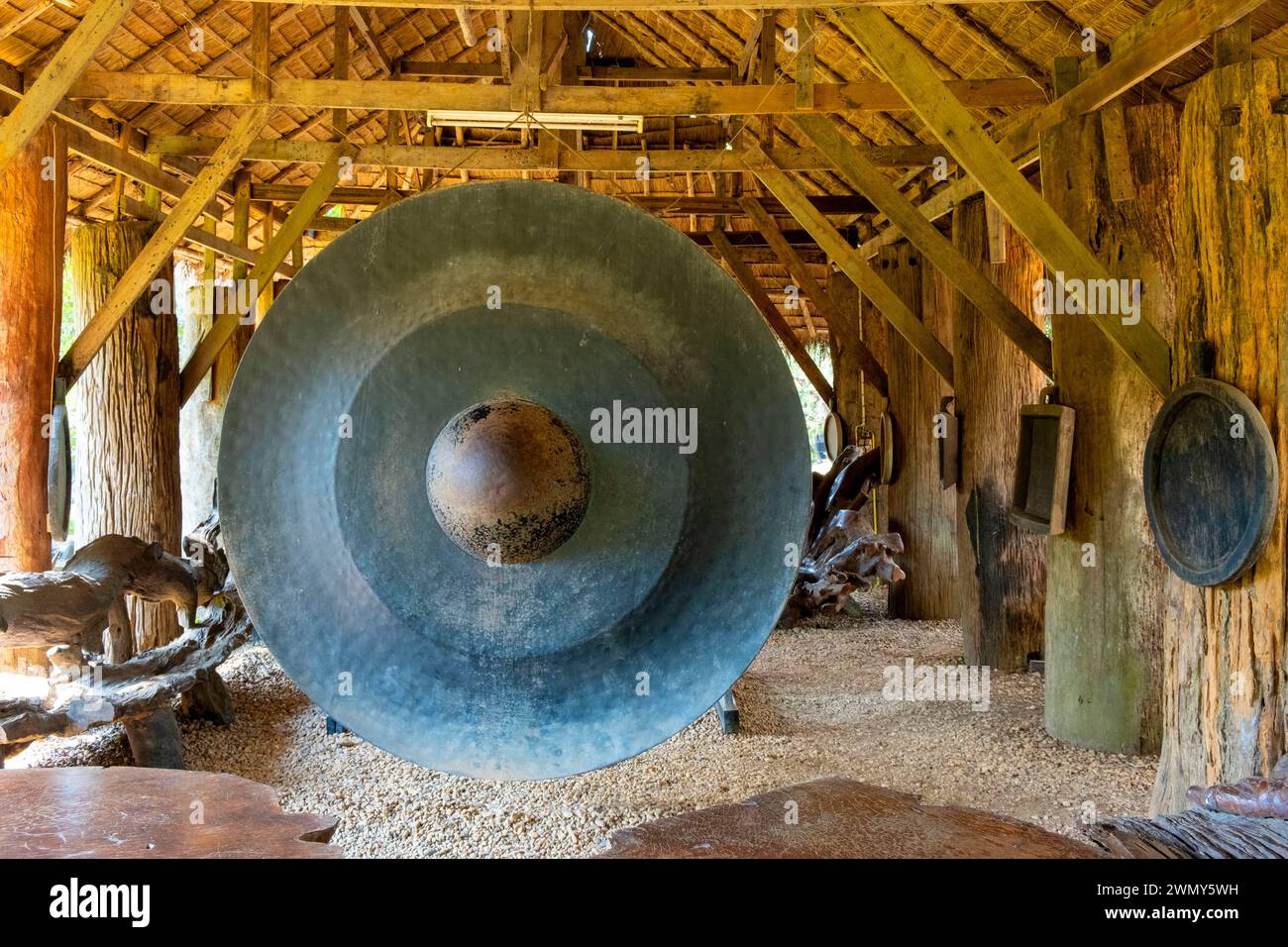 Thailandia, Chiang Rai, museo della diga di Baan o tempio nero, dell'artista Thawan Duchanee Foto Stock