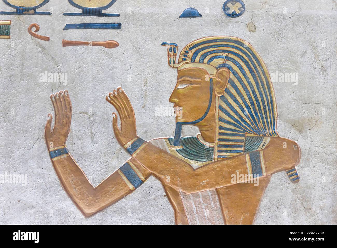 Egitto, Luxor, Antica Tebe con la sua necropoli dichiarata patrimonio dell'umanità dall'UNESCO, la valle delle regine, la tomba di Kha M Waset 44 Foto Stock