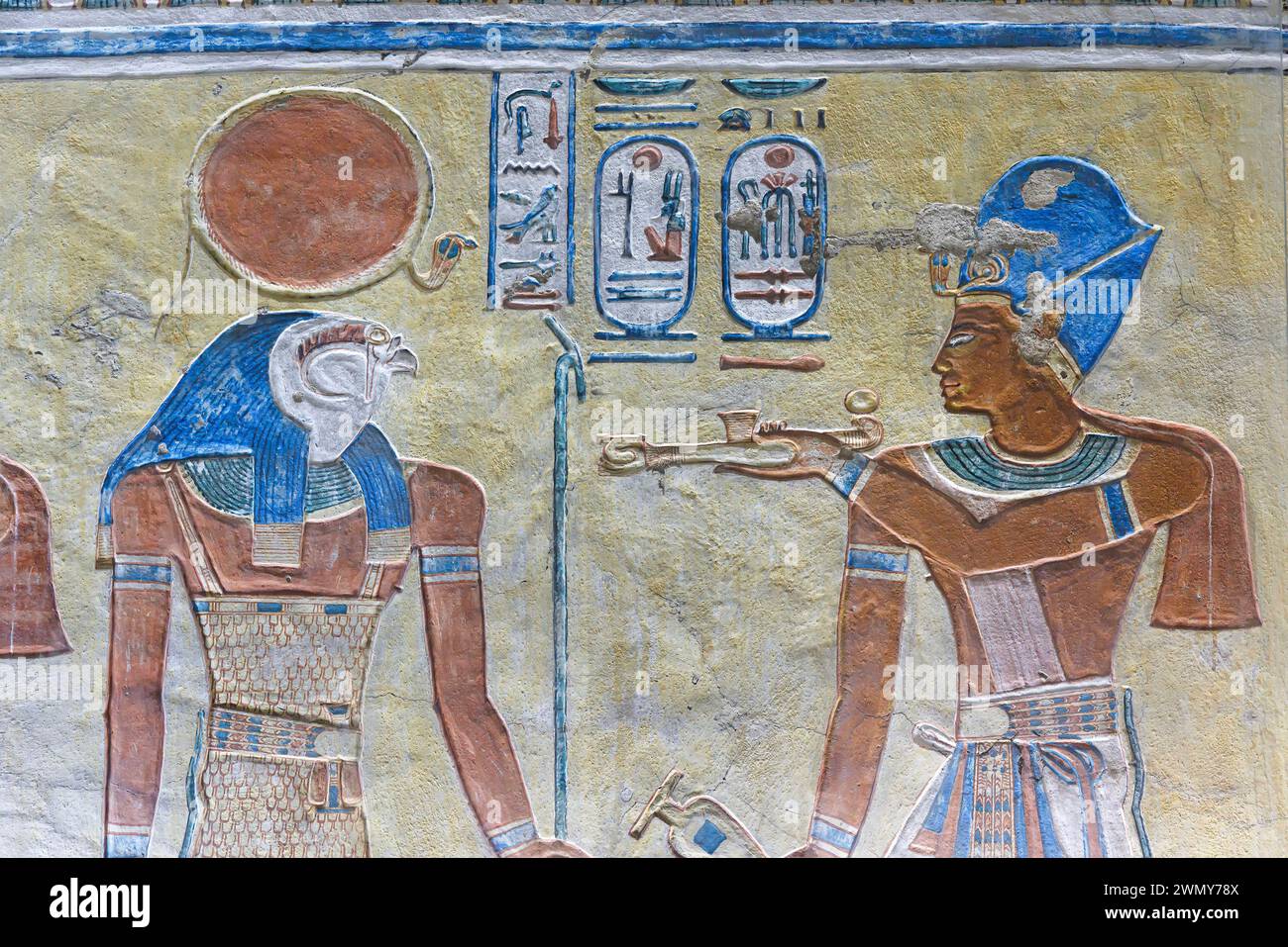 Egitto, Luxor, Antica Tebe con la sua necropoli dichiarata patrimonio dell'umanità dall'UNESCO, la valle delle regine, la tomba di Kha M Waset 44 Foto Stock