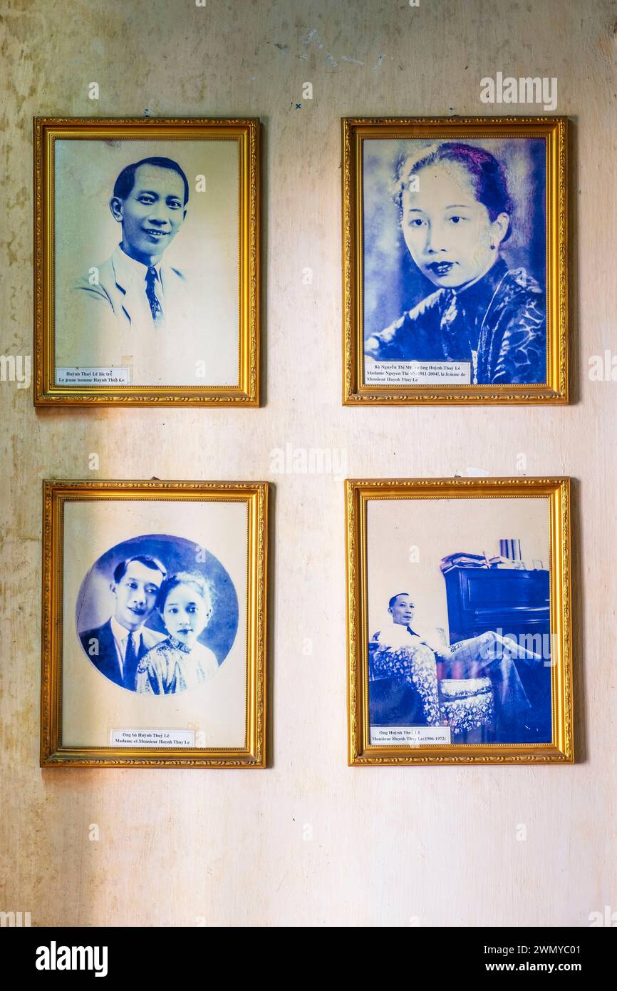 Vietnam, Mekong Delta, sa Dec, ex casa di Huynh Thuy le, costruita nel 1895, la prima amante della scrittrice Marguerite Duras Foto Stock