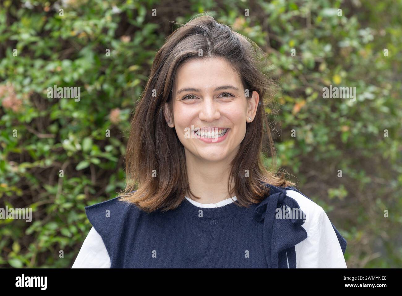 28 febbraio 2024, Roma, Italia: L'attrice Giulia Battistini partecipa alla photocall del film TV ''Margherita delle stelle'' presso la sede della RAI in Viale Mazzini a Roma (Credit Image: © Matteo Nardone/Pacific Press via ZUMA Press Wire) SOLO USO EDITORIALE! Non per USO commerciale! Foto Stock